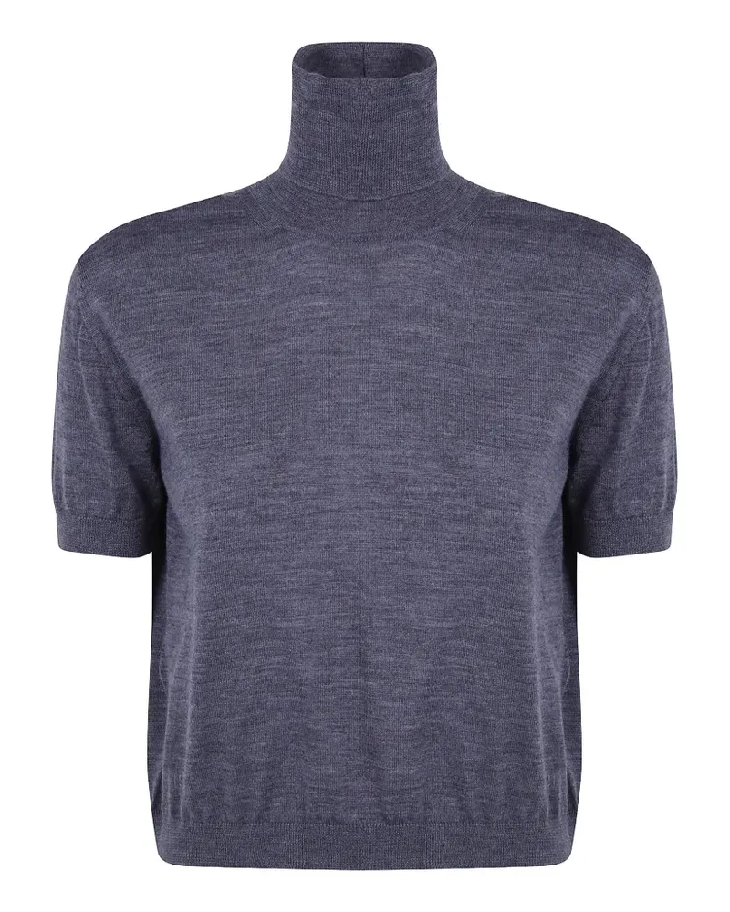 N° 21 short-sleeve turtleneck sweater - Grau Grau