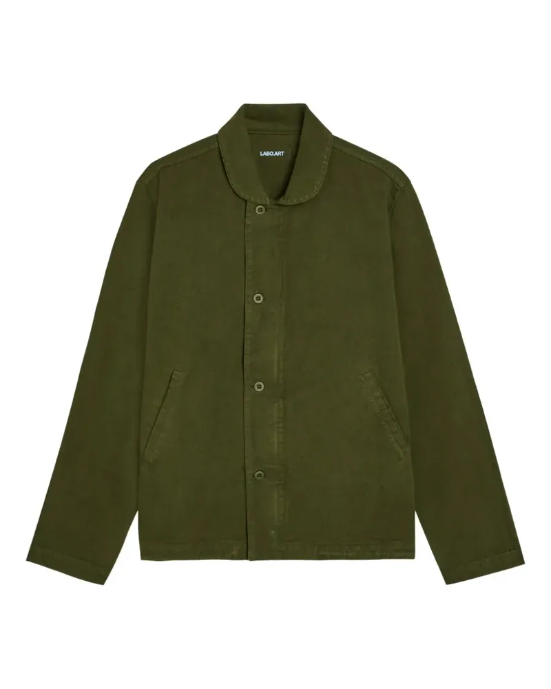 LABO.ART Hemdjacke mit Knopfverschluss - Grün Grün