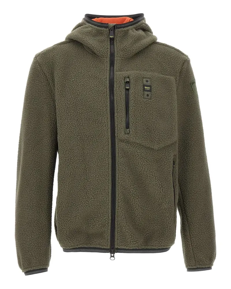 Blauer Alleghany Fleecejacke mit Kapuze - Grün Grün
