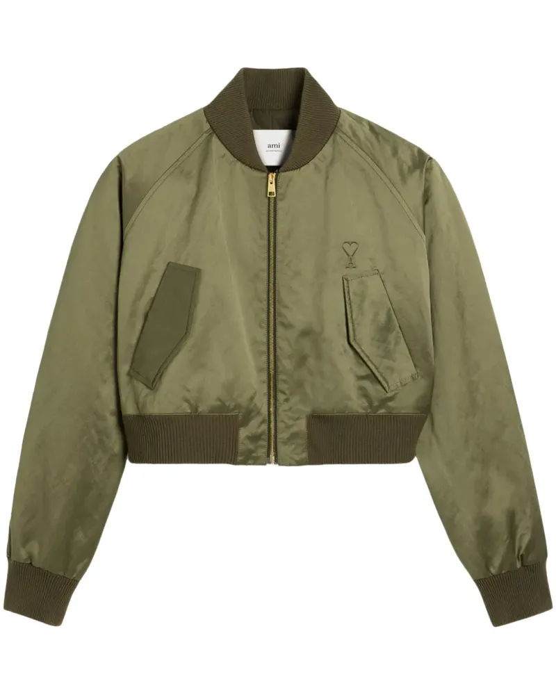 AMI Paris Ami de Coeur Bomberjacke - Grün Grün