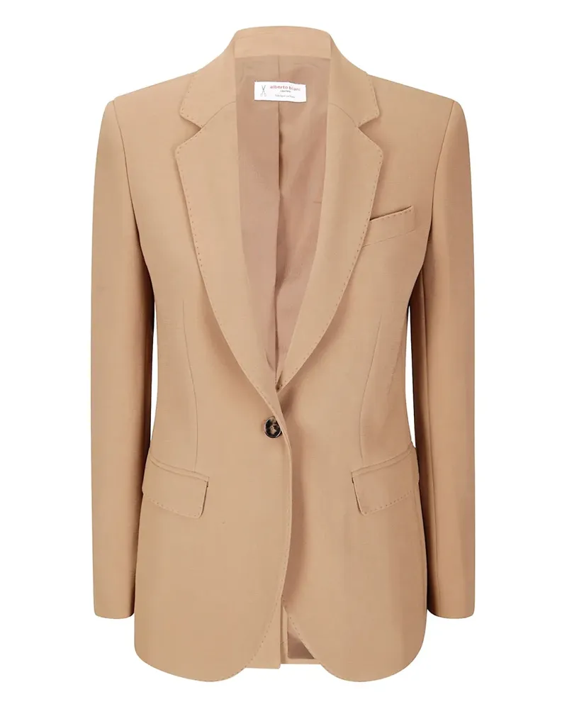 Alberto Biani Blazer mit fallendem Revers - Nude Nude