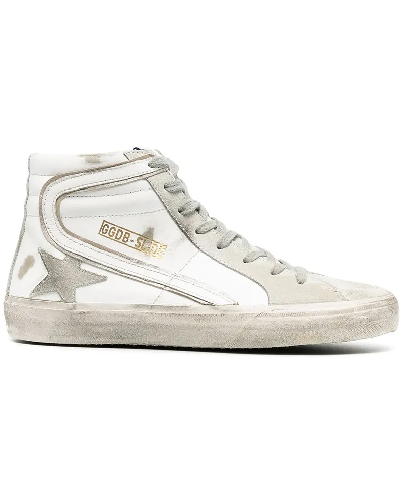 Golden Goose Sneakers mit Sterne-Patch - Weiß Weiß