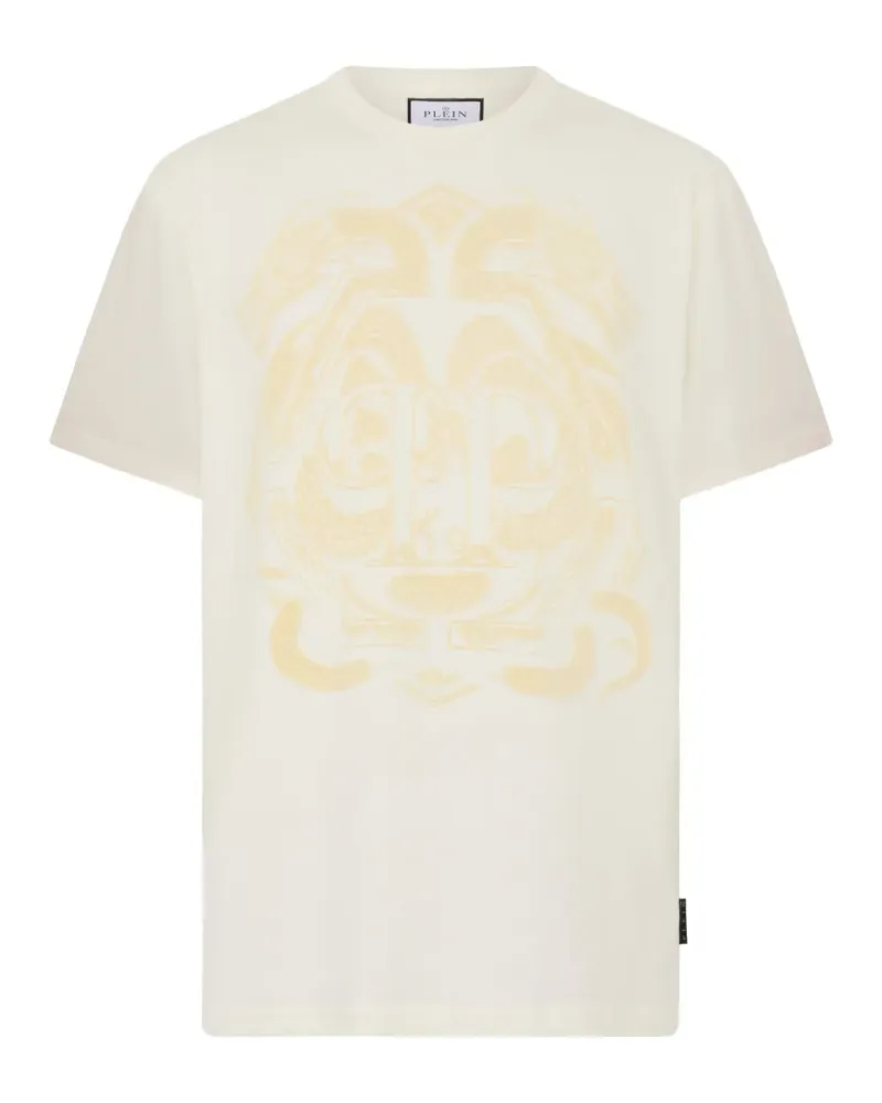 Philipp Plein dragon round-neck T-shirt - Nude Nude