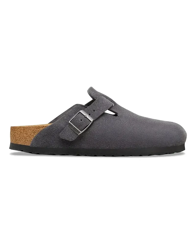 Birkenstock Boston buckle-fastening mules - Grau Grau