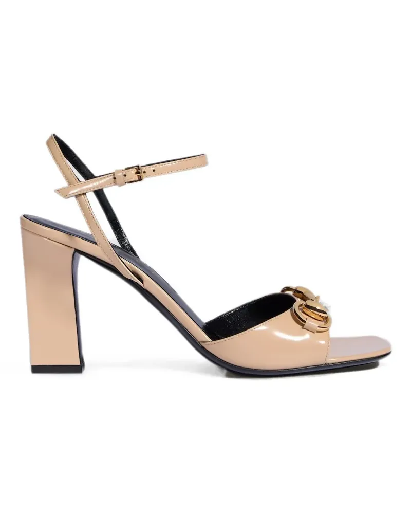 Gucci Signora horsebit sandals - Nude Nude