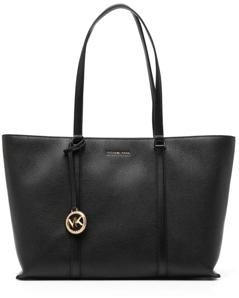 Michael Kors Großer Temple Shopper - Schwarz Schwarz