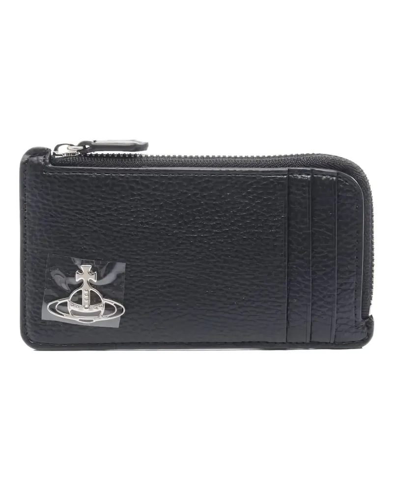 Vivienne Westwood Portemonnaie mit Logo-Schild - Schwarz Schwarz