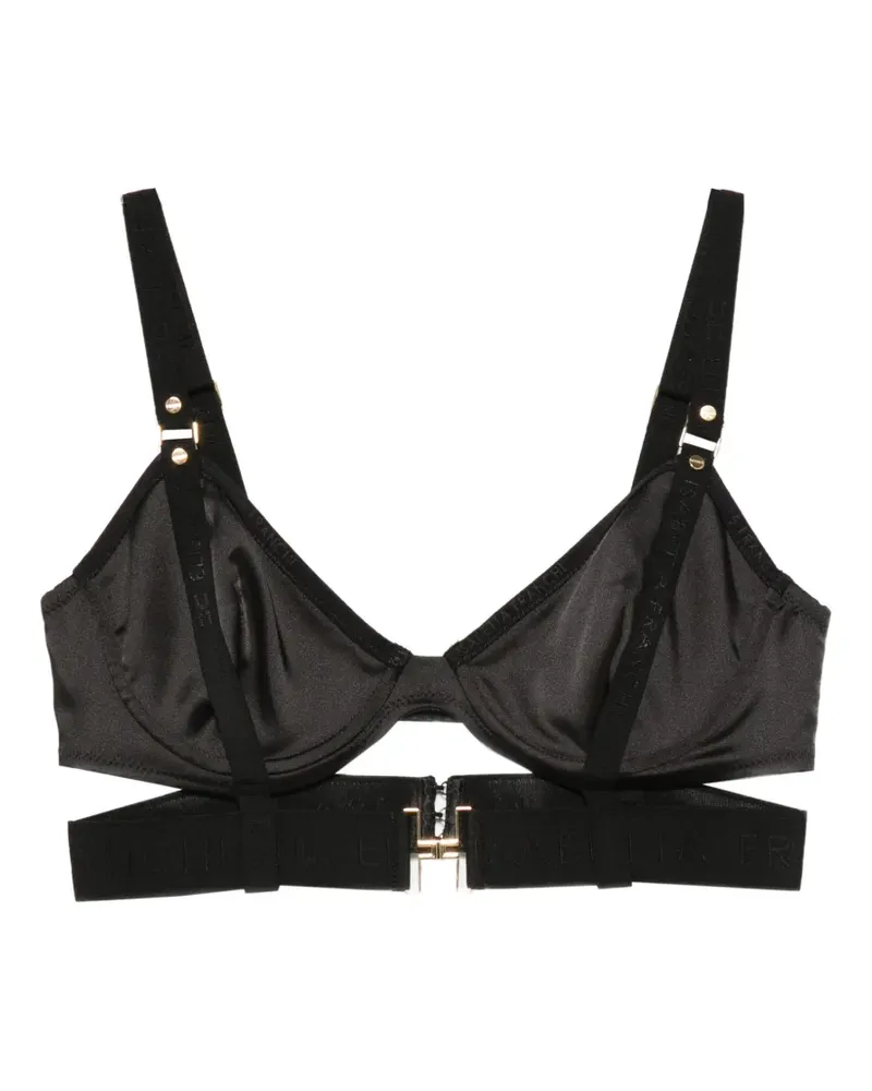 Elisabetta Franchi adjustable-straps bra - Schwarz Schwarz