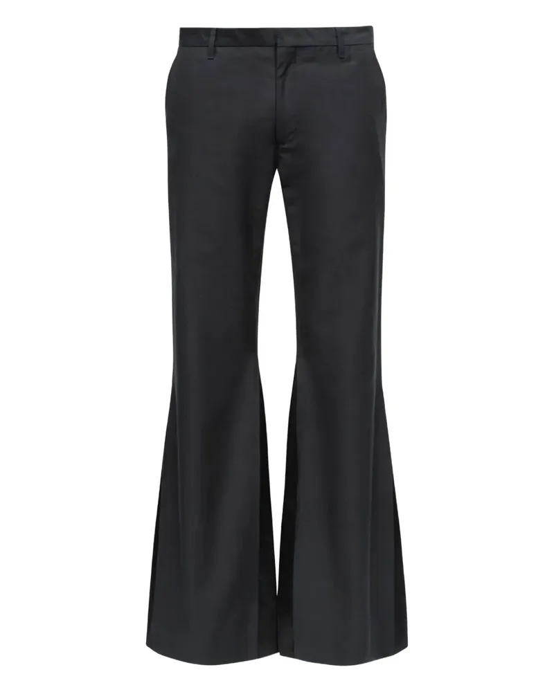 Maison Margiela Hose mit Logo aus einer Naht - Schwarz Schwarz