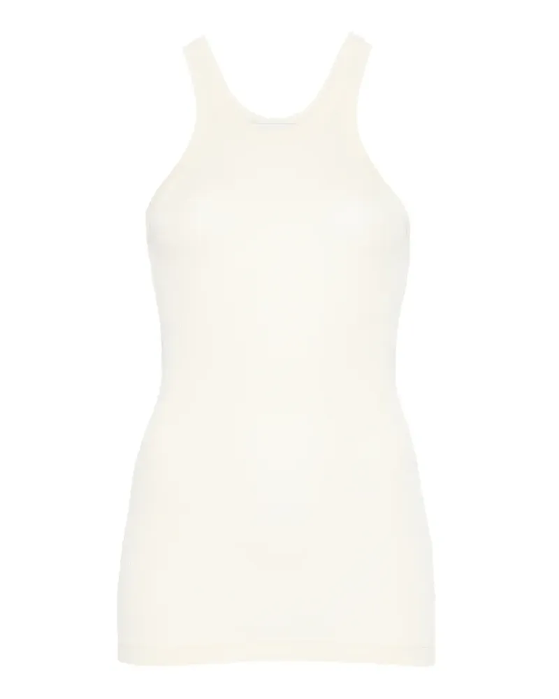 SPORTMAX ribbed tank top - Gelb Gelb