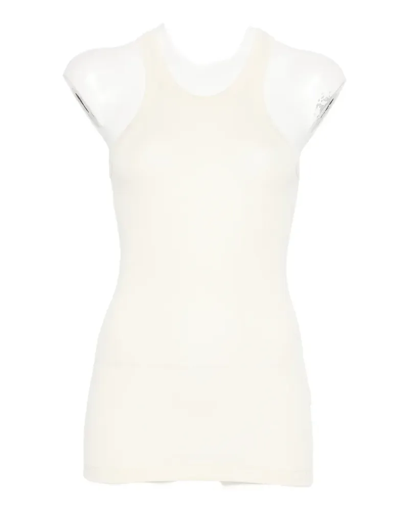 SPORTMAX ribbed tank top - Gelb Gelb