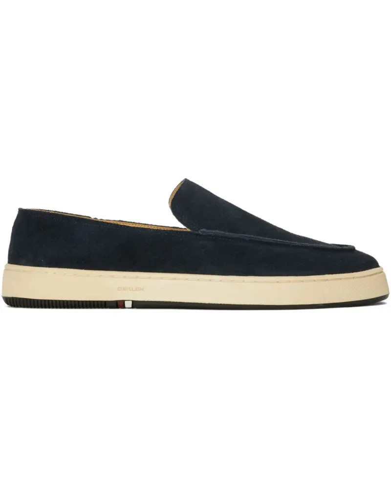 Osklen Soho Soft Moc Loafer aus Wildleder - Blau Blau