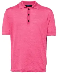 Kiton Poloshirt mit kurzen Ärmeln Rosa