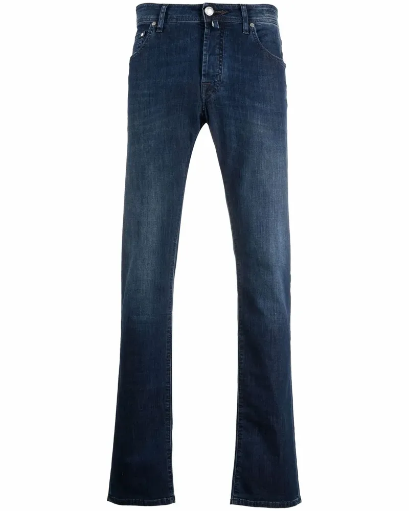 Jacob Cohën Klassische Slim-Fit-Jeans - Blau Blau