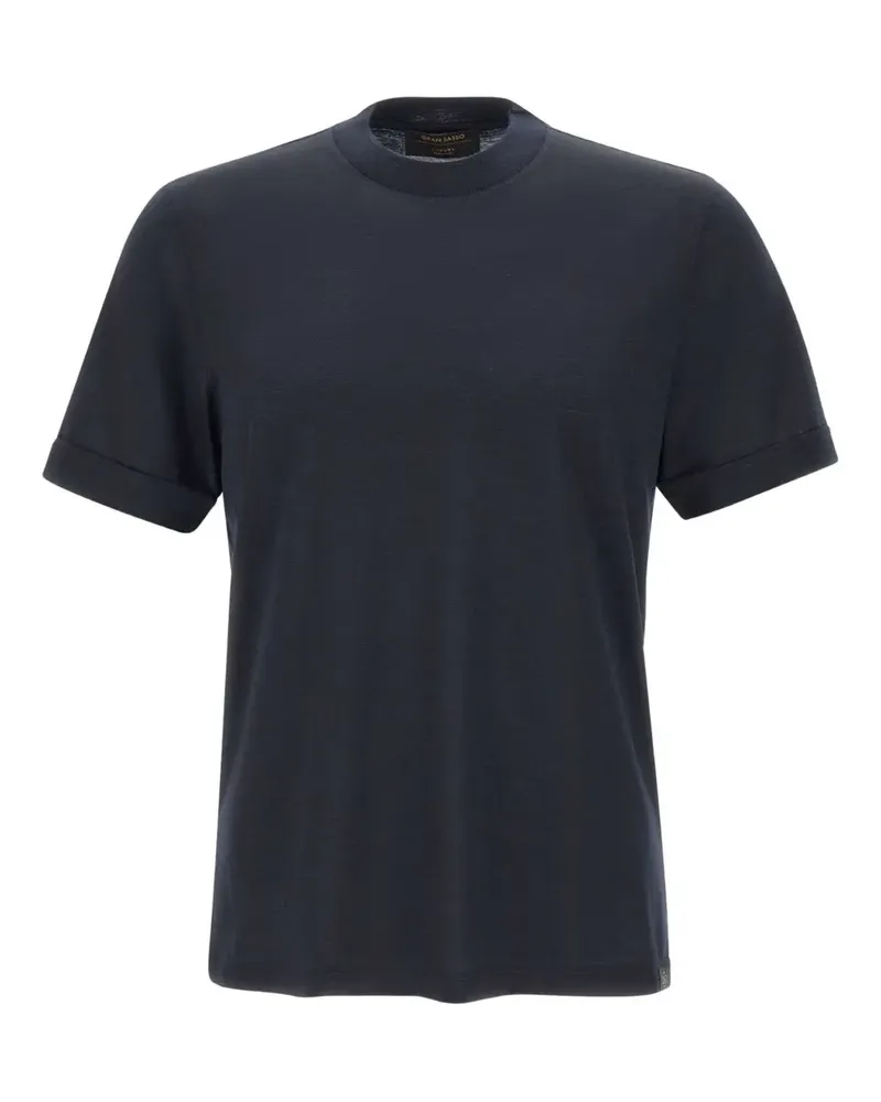 Gran Sasso T-Shirt mit Rundhalsausschnitt - Blau Blau