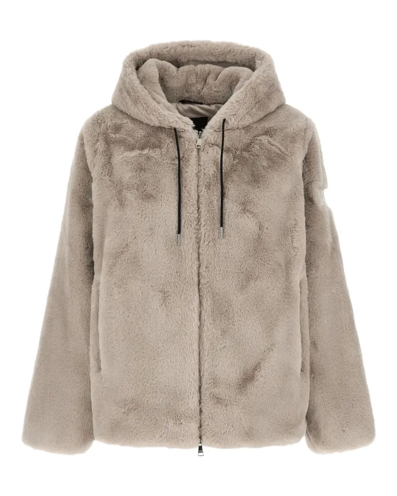 TATRAS Astoni Mantel aus Faux Fur - Nude Nude