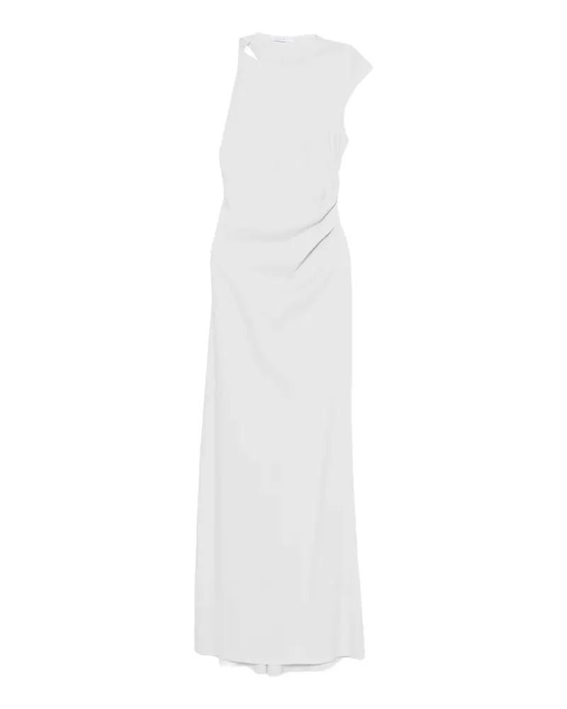 Patrizia Pepe asymmetric-arm maxi dress - Grau Grau