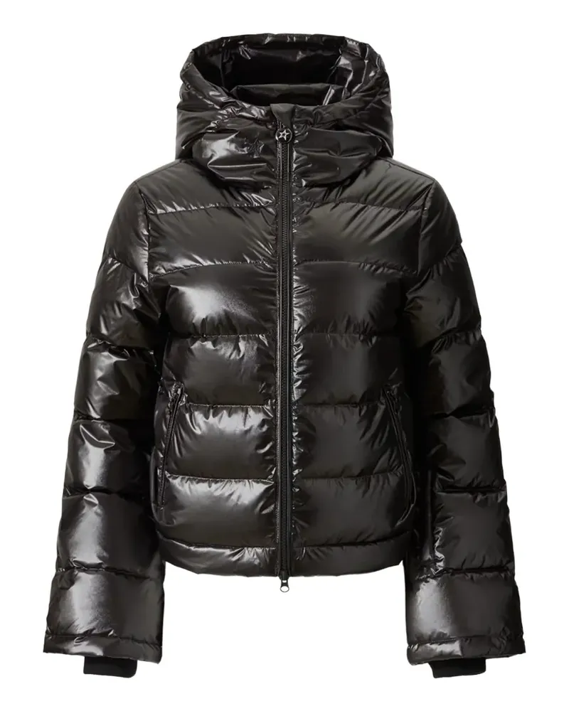 Perfect Moment Polar Flare Daunenjacke im Metallic-Look - Schwarz Schwarz