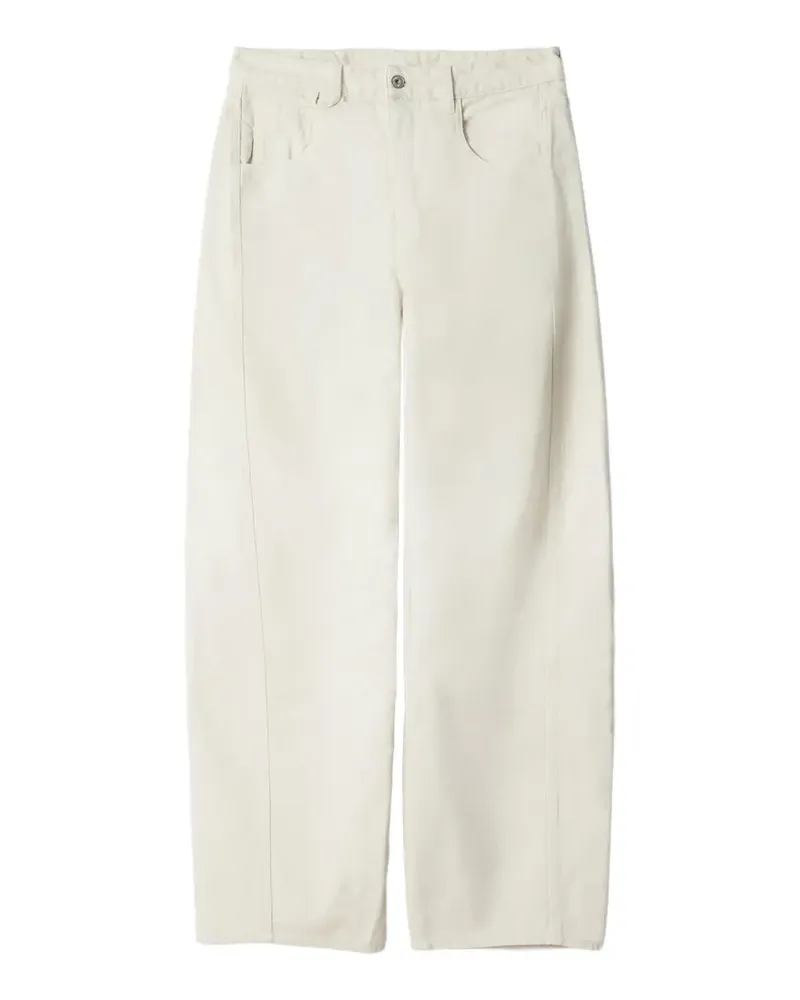 Jacquemus The Mirada de-Nîmes curved denim pants - Nude Nude