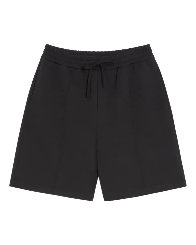 Valentino Garavani cotton bermuda shorts with VGold - Schwarz Schwarz