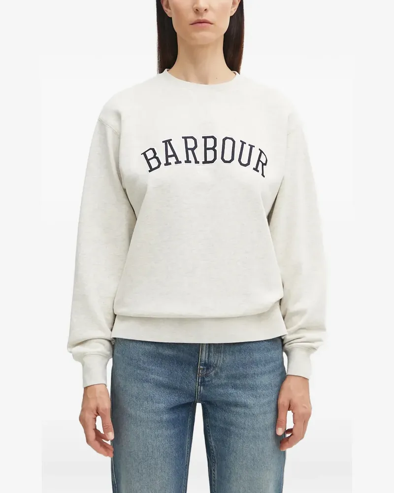 Barbour Northumberland logo crew-neck sweater - Nude Nude