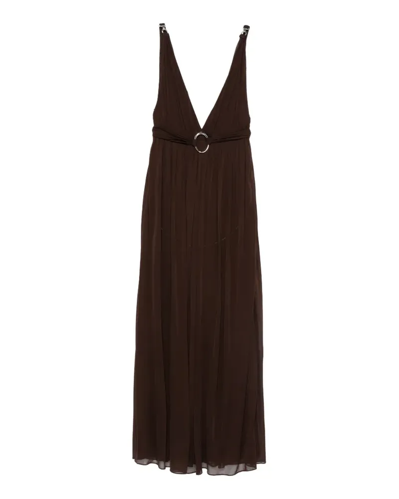 Tory Burch V-neck maxi dress - Braun Braun