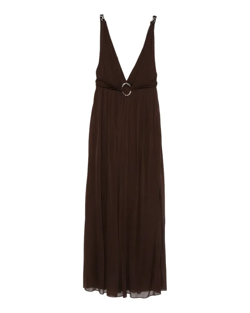 Tory Burch V-neck maxi dress - Braun Braun