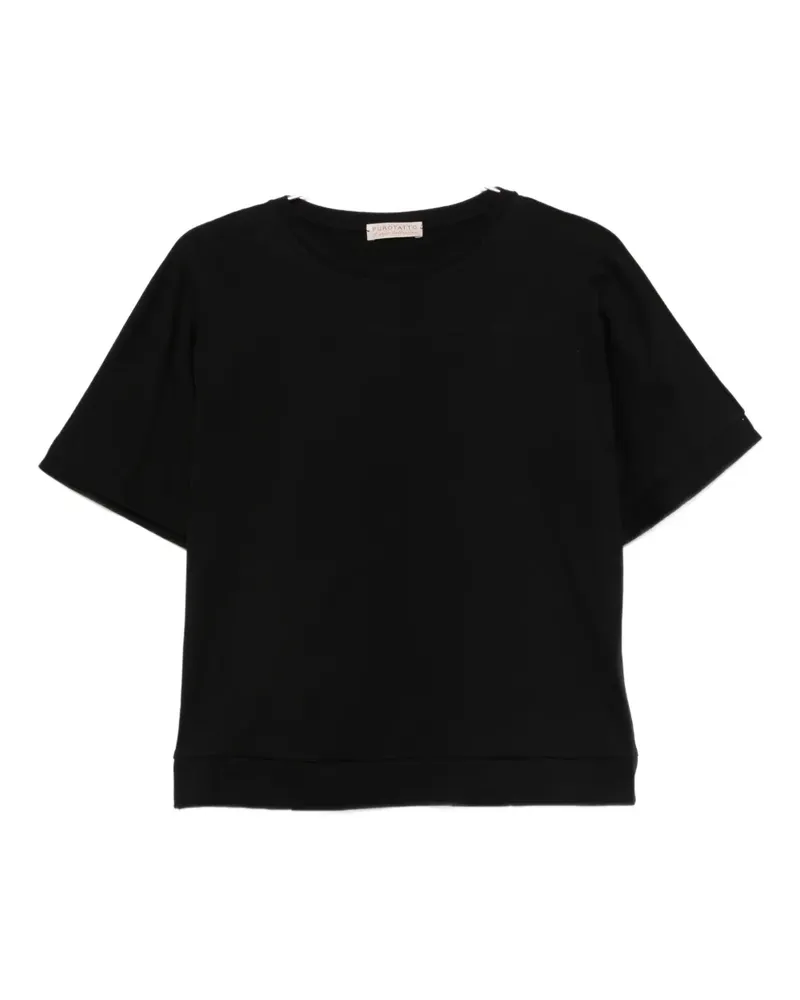 Purotatto crewneck short-sleeve T-shirt - Schwarz Schwarz