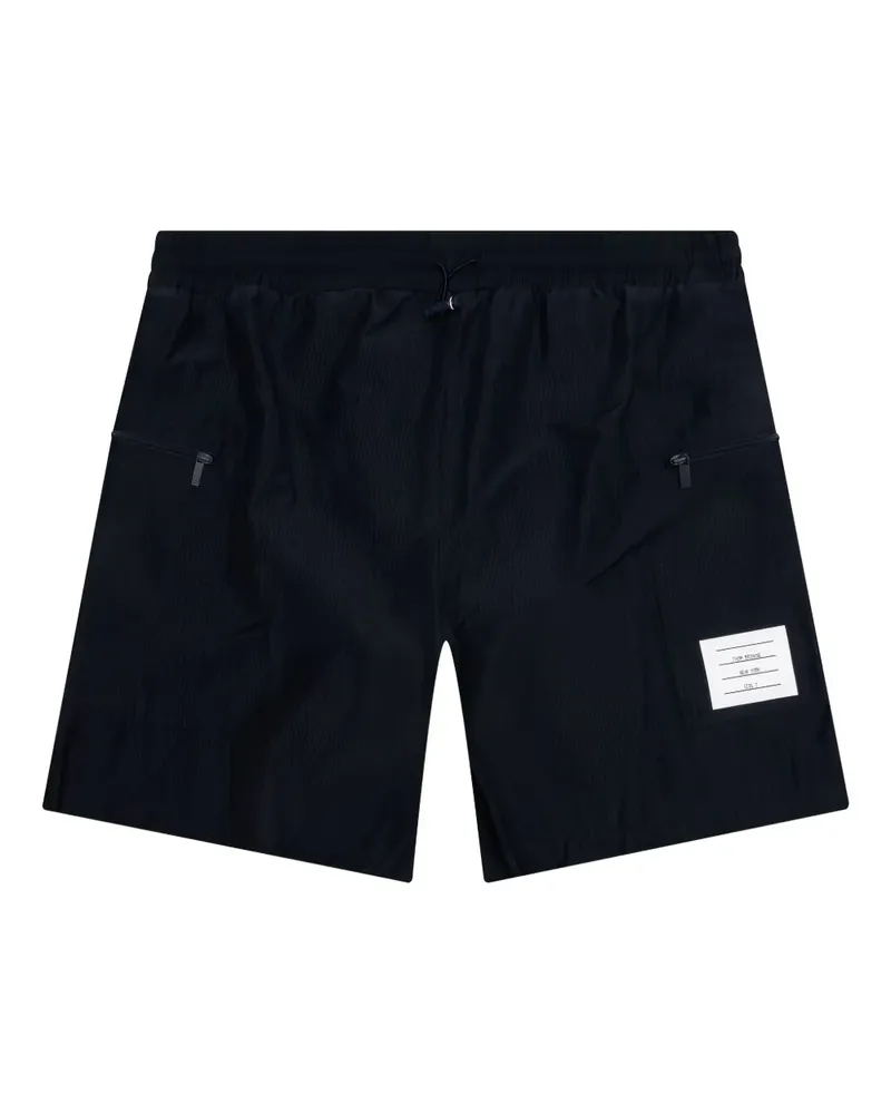 Thom Browne Ripstop-Shorts mit Reißverschlusstasche - Blau Blau