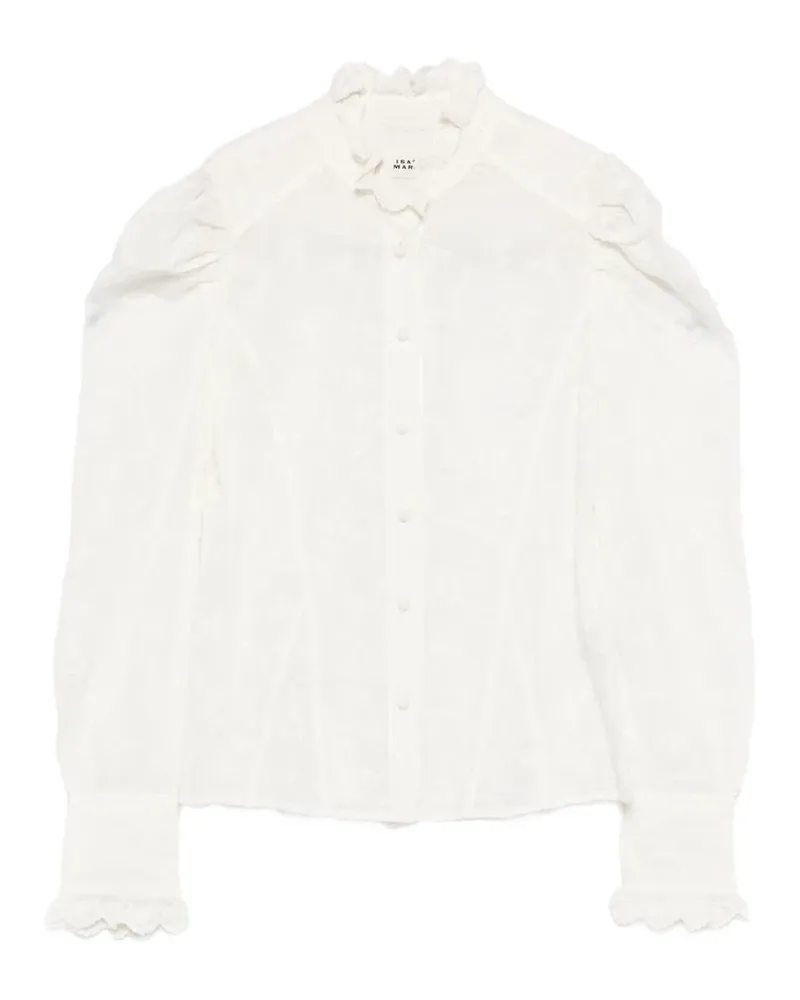 Isabel Marant ruffled-detail shirt - Weiß Weiß