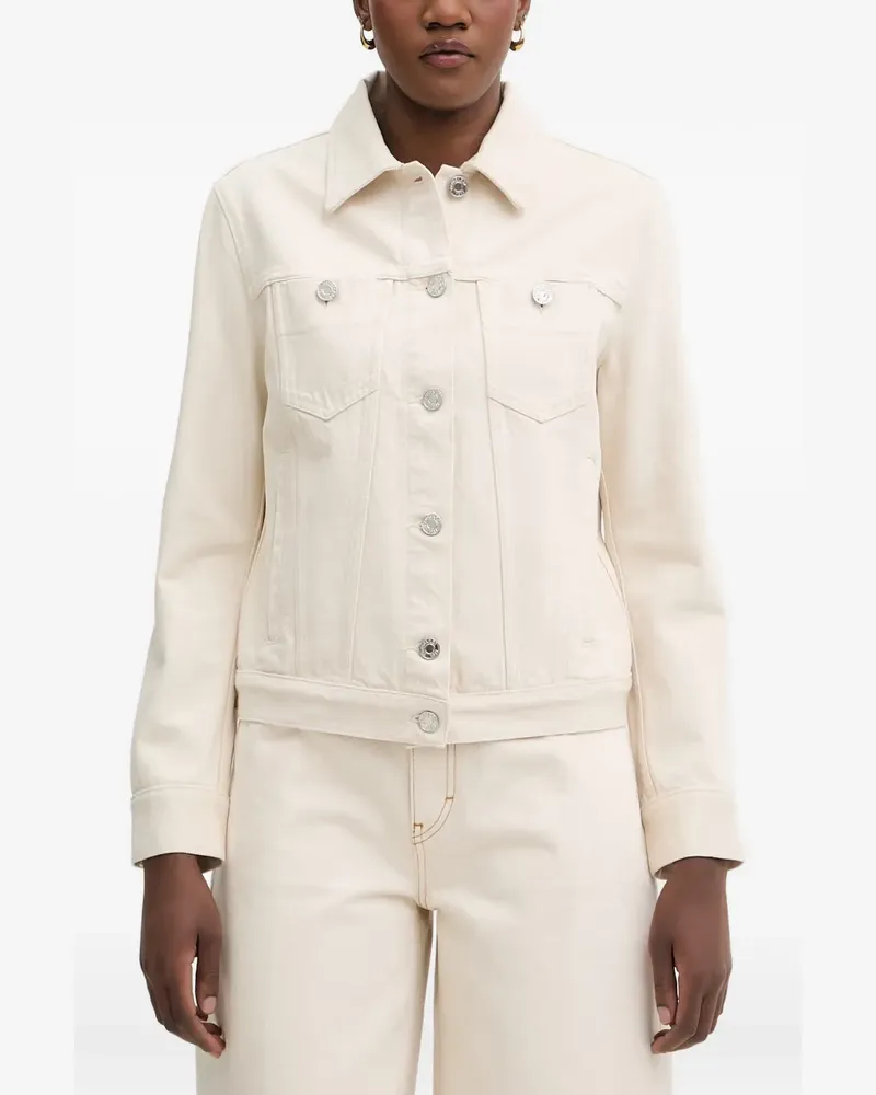 Trussardi button-up denim jacket - Nude Nude