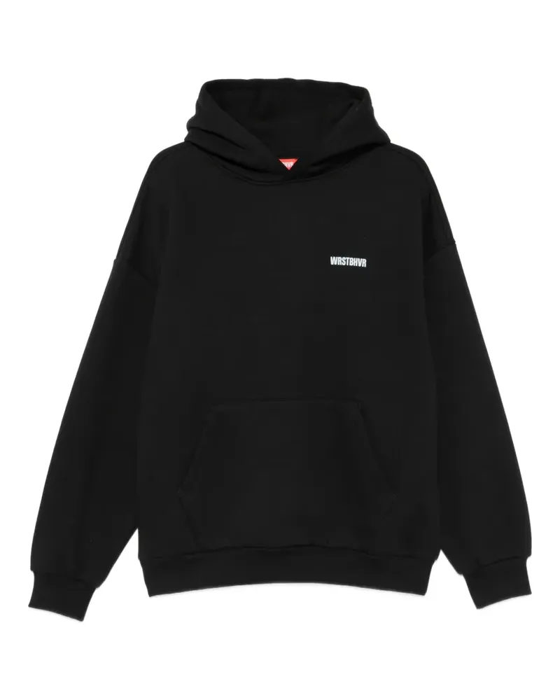 WRSTBHVR Hoodie mit Logo-Print - Schwarz Schwarz