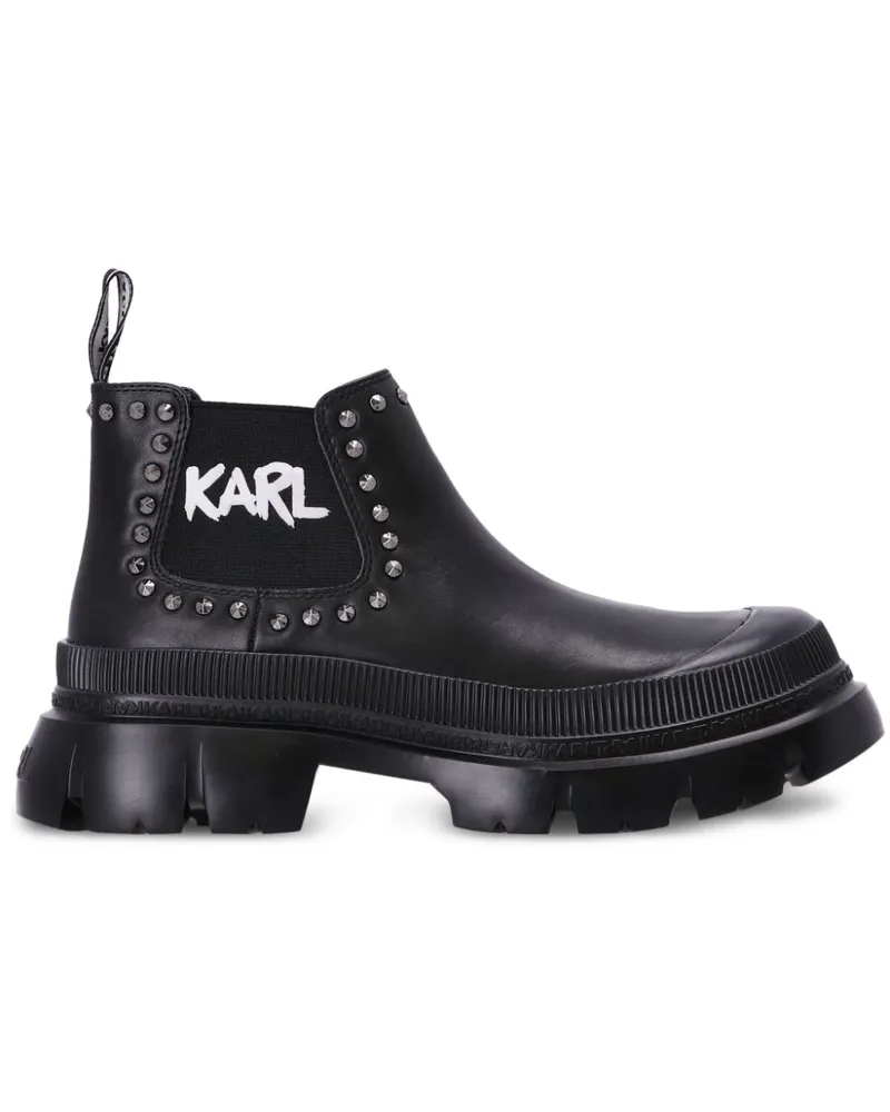 Karl Lagerfeld Trekka Max Stiefel - Schwarz Schwarz