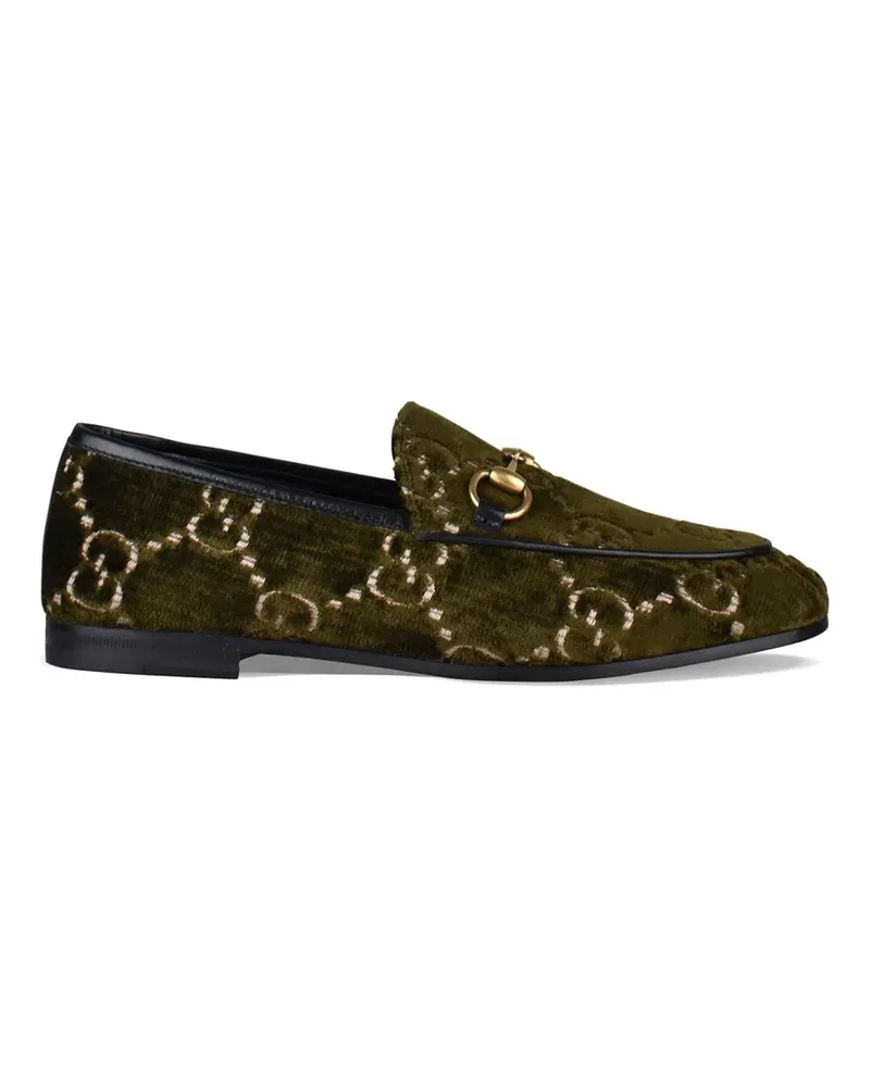 Gucci Jordaan GG' Loafer - Grün Grün