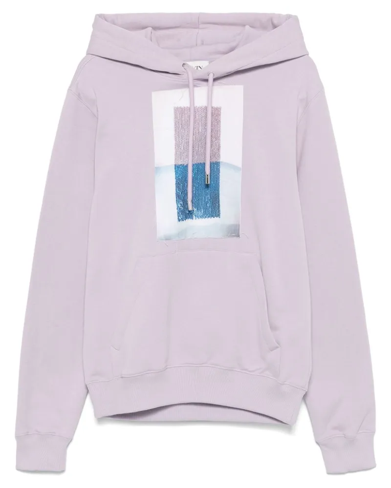 Lanvin Hoodie mit Classic Archive-Print - Violett Violett