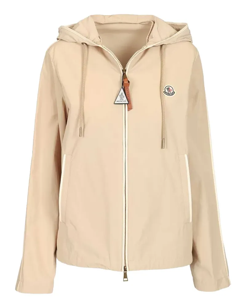 Moncler Sarracenia hooded jacket - Nude Nude