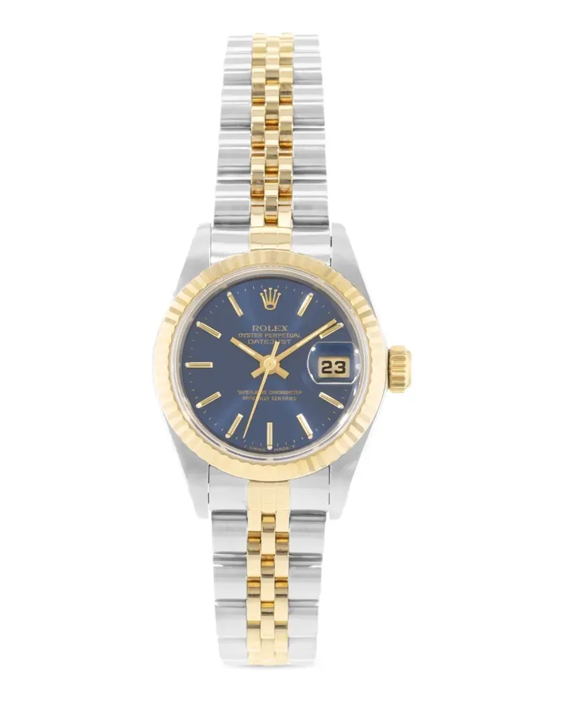 Rolex 1996 Datejust Armbanduhr, 26mm - Blau Blau