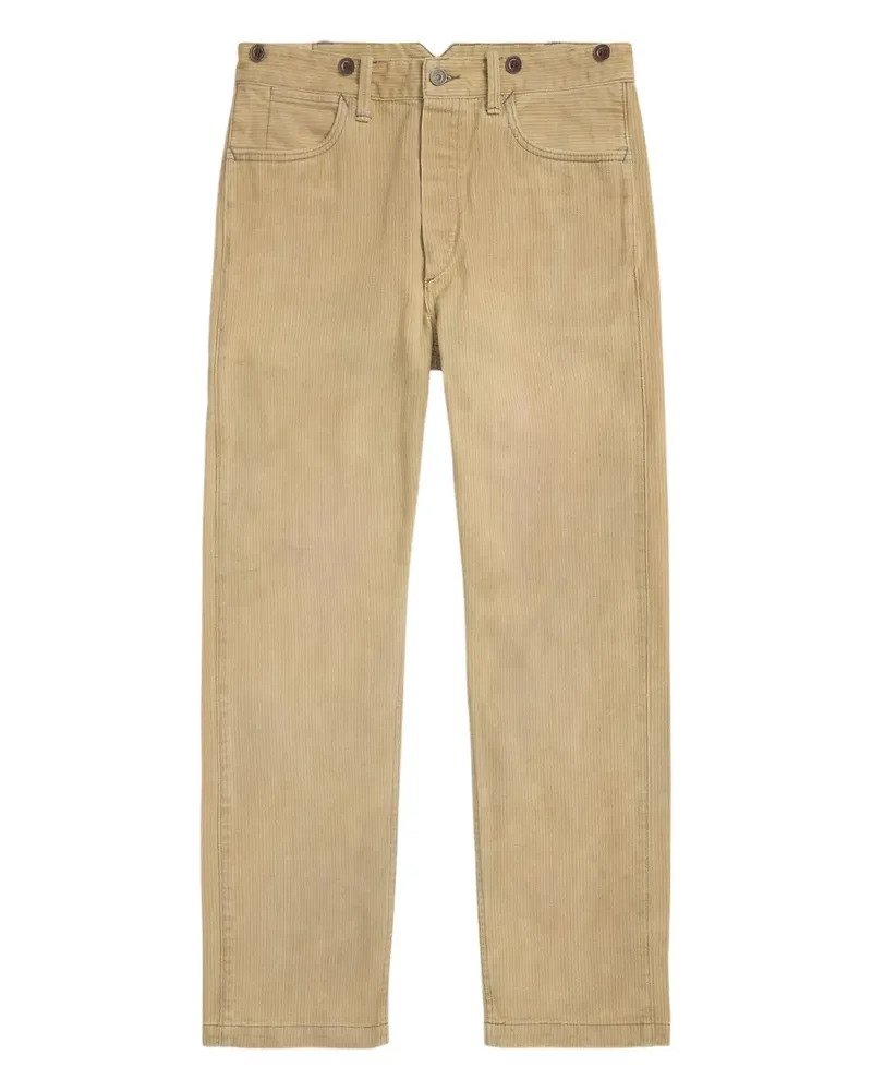 Ralph Lauren Straight-Leg-Hose aus Cord - Nude Nude