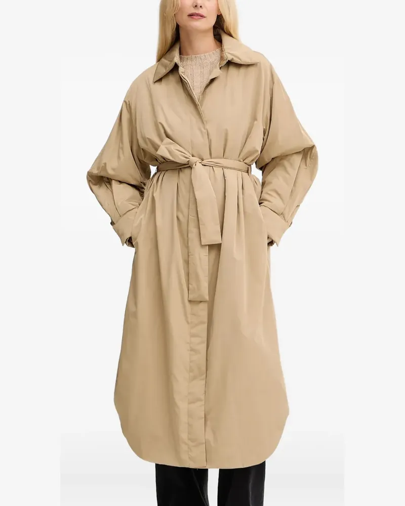 Twin-Set belted coat - Nude Nude