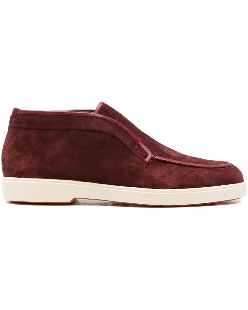 Santoni suede boots - Rot Rot