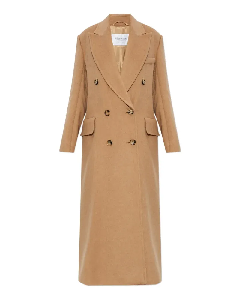 Max Mara double-breasted coat - Nude Nude