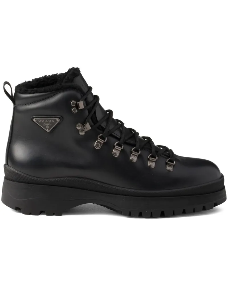 Prada Brixen Stiefel - Schwarz Schwarz