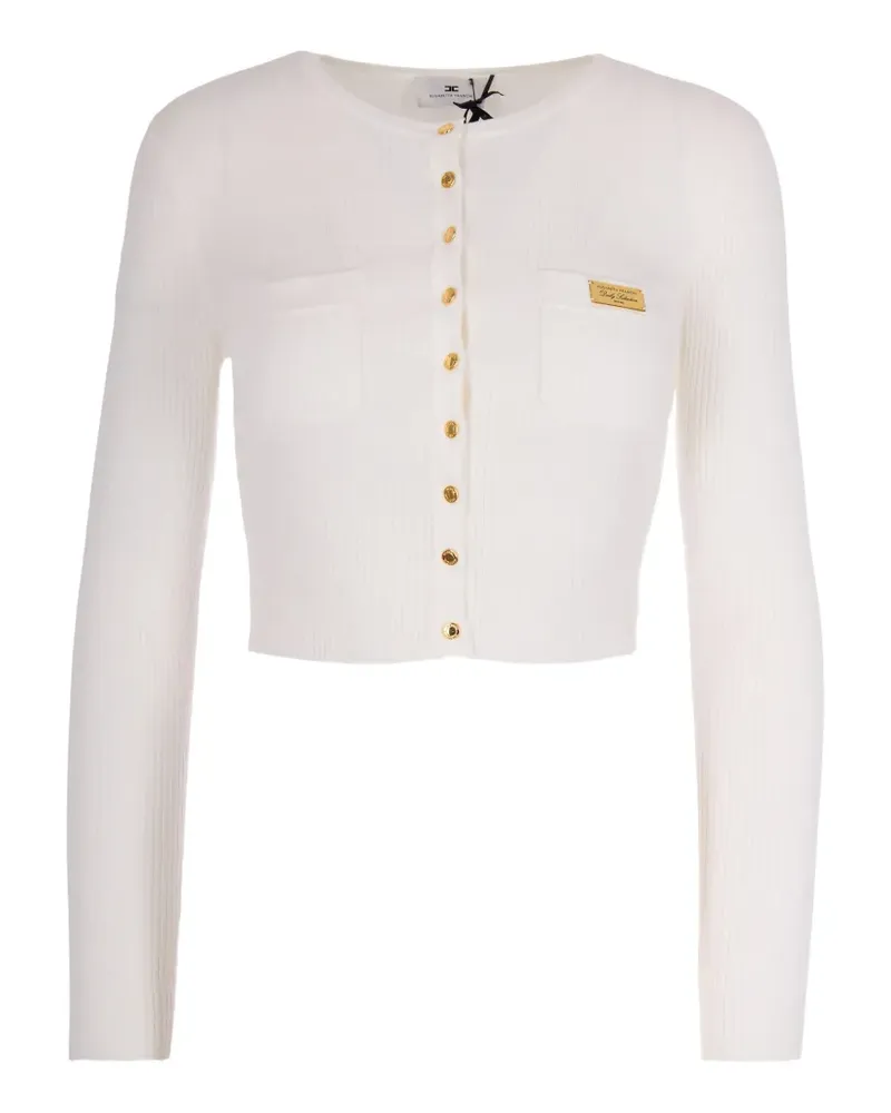 Elisabetta Franchi pocket buttoned cardigan - Weiß Weiß