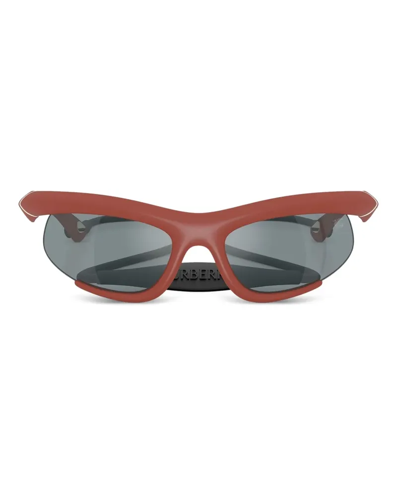 Burberry Sonnenbrille im Biker-Look - Rot Rot