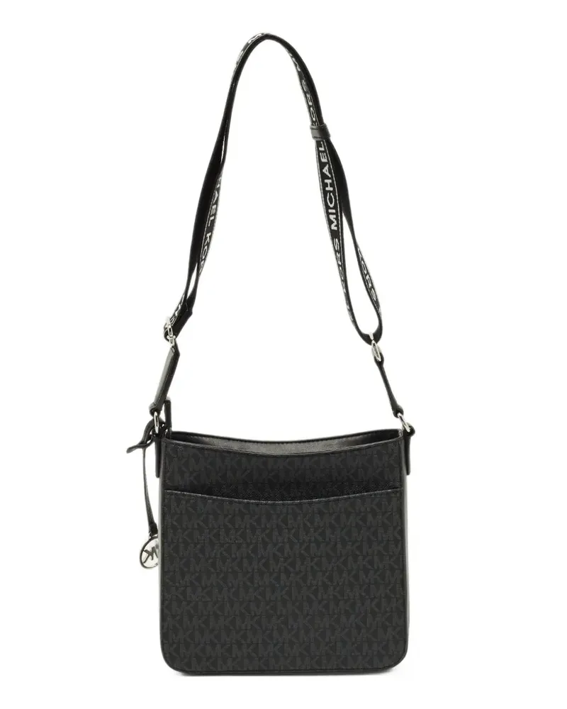 Michael Kors Jet Set logo-print crossbody bag - Schwarz Schwarz
