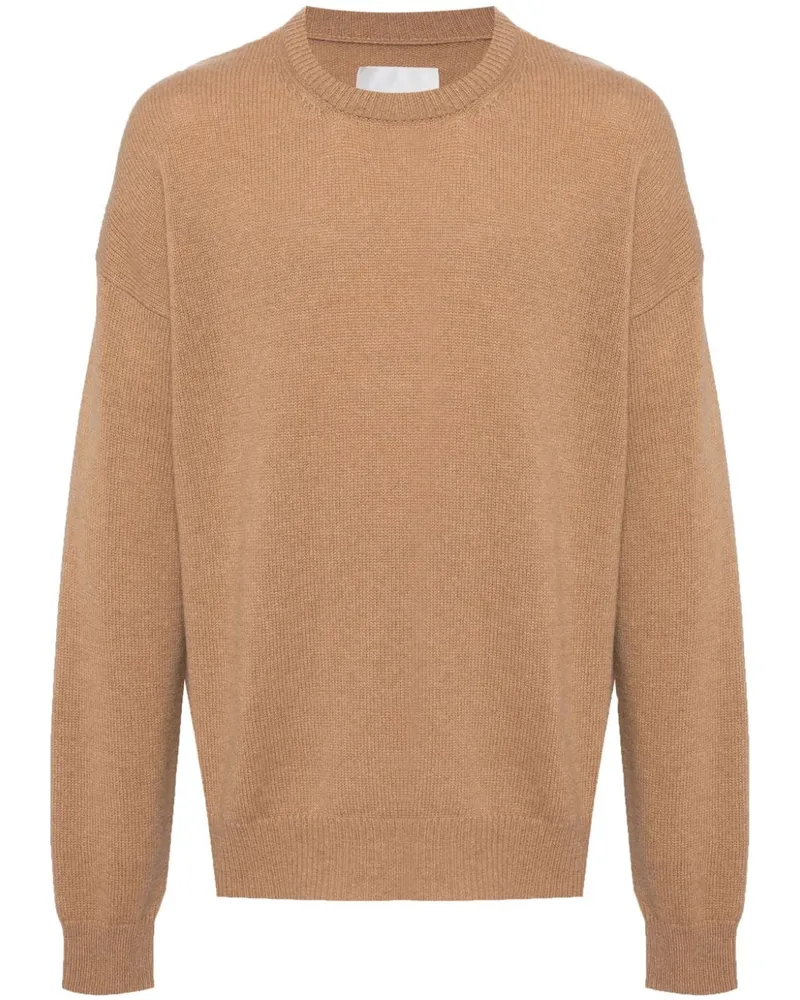 Jil Sander Kaschmirpullover mit Rundhalsausschnitt - Braun Braun