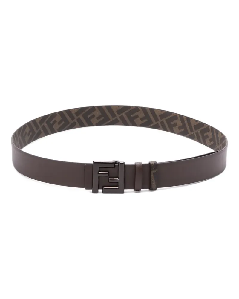 Fendi Wendbarer Gürtel mit Monogramm-Print - Braun Braun
