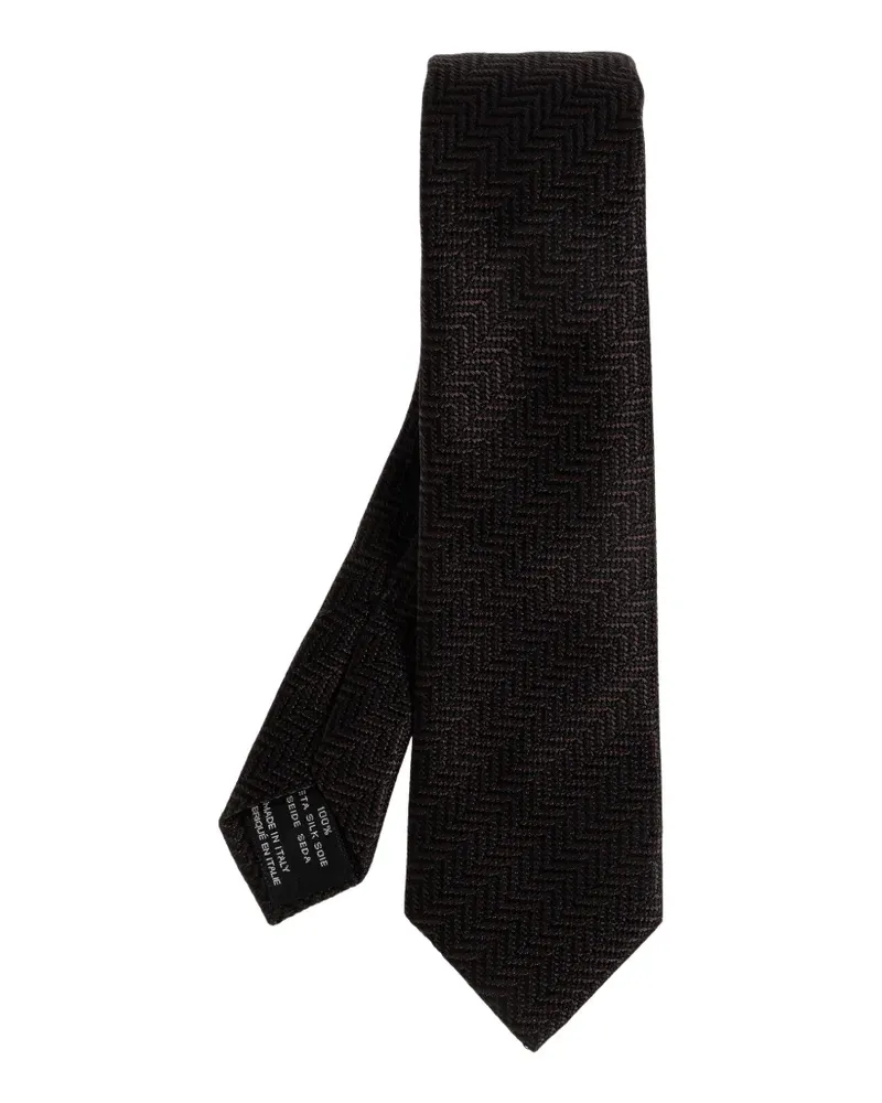 Tom Ford herringbone tie - Braun Braun