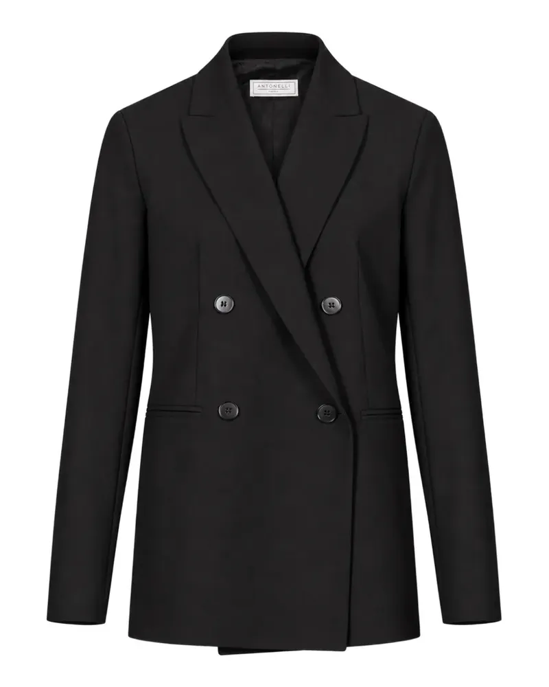 Antonelli Firenze Hime double-breasted blazer - Schwarz Schwarz