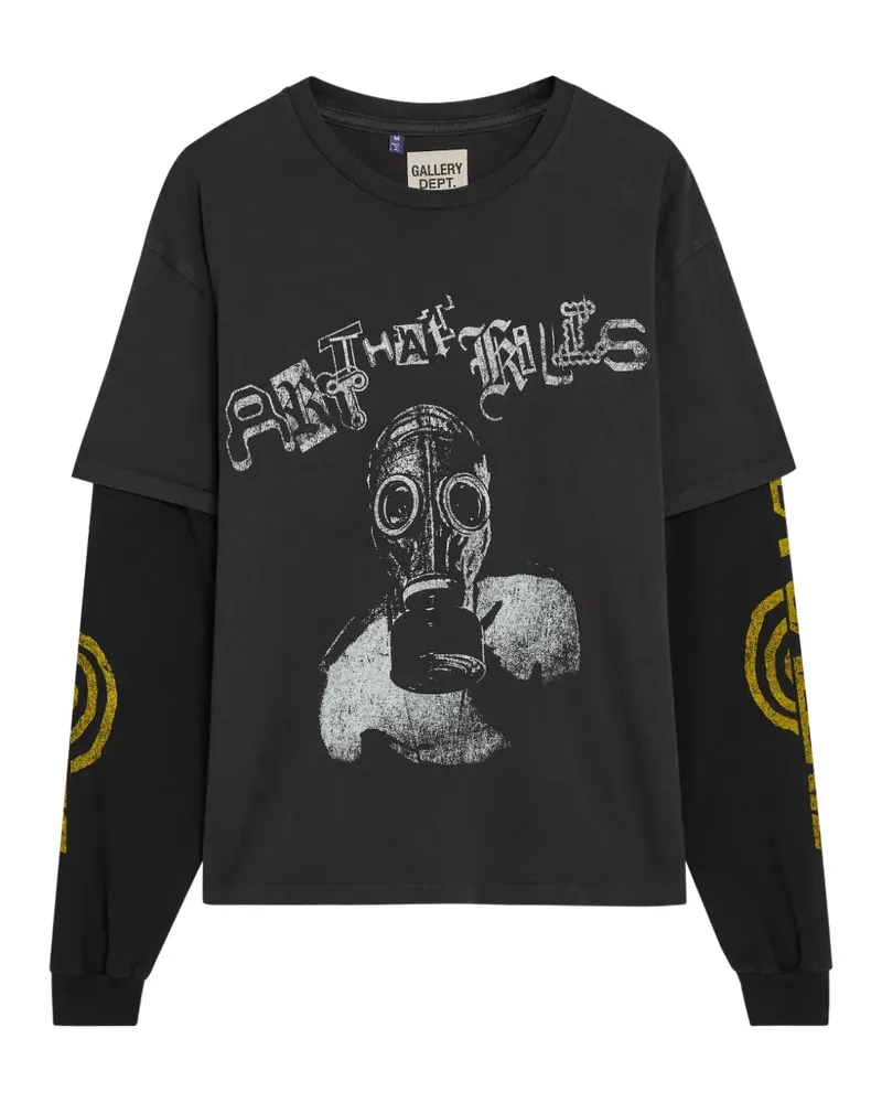 GALLERY DEPT. long-sleeve T-shirt - Schwarz Schwarz